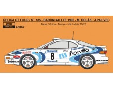 Decal – Toyota Celica ST 185 - Barum Rally 1996